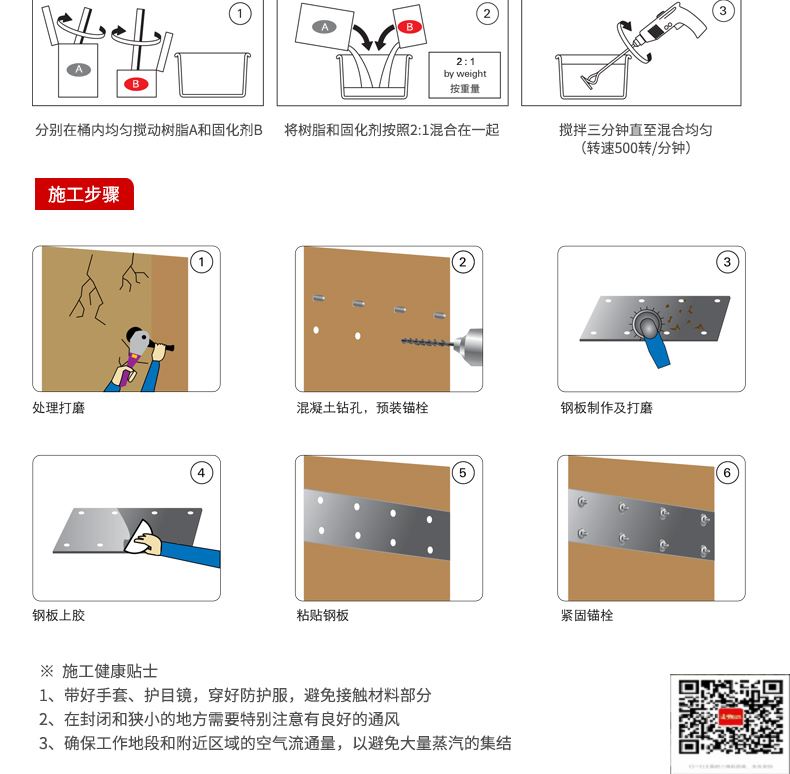 包钢代县粘钢加固施工过程